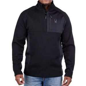 Spyder Men's Half Zip Sweater Gait Knit Pullover Jacket ~ Size Medium